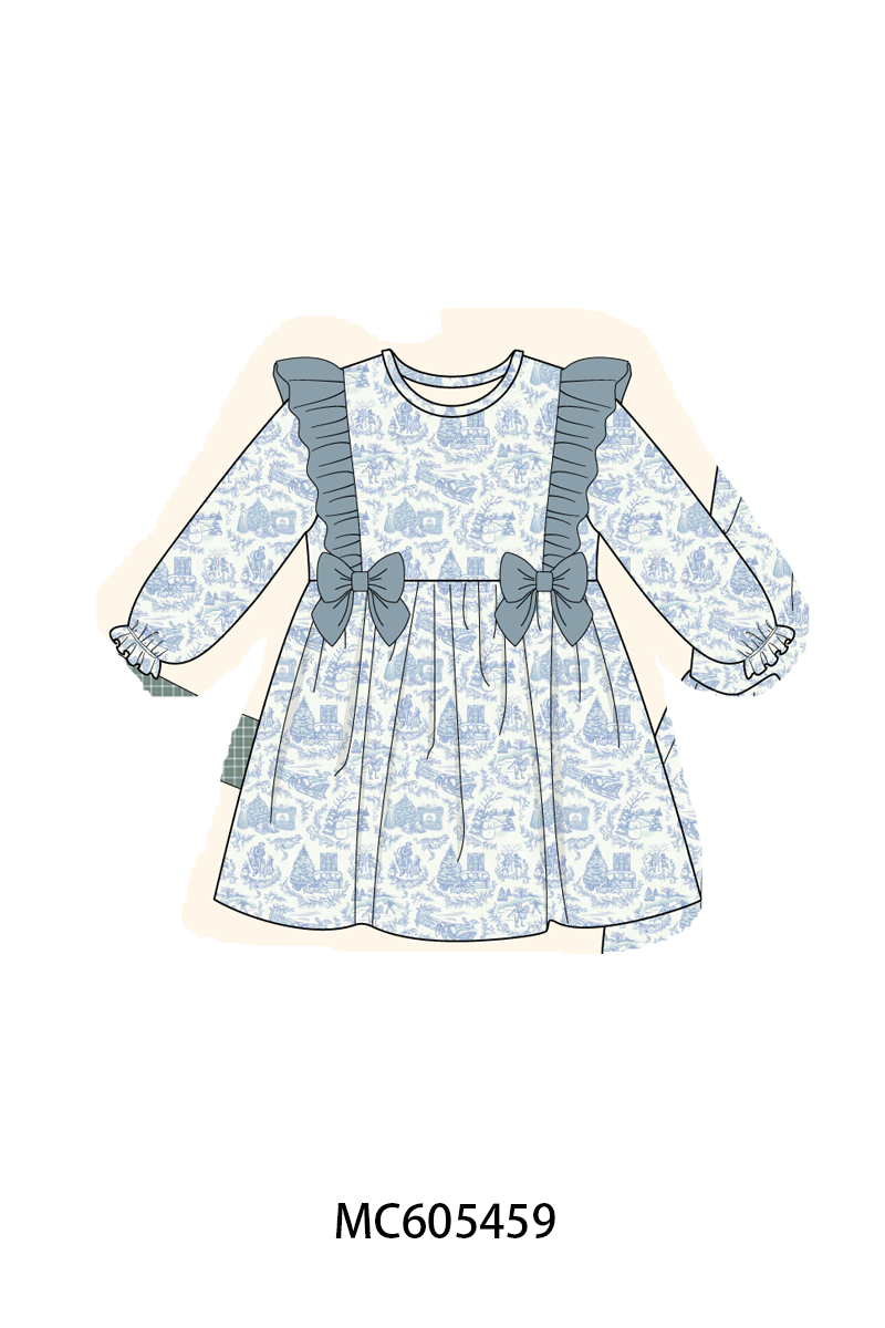 PO93 Blue toile holiday print collection  - closing 6/8 - ETA November