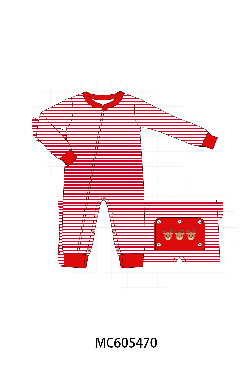 PO93 Christmas stripe tree santa reindeer gingerbread embroidery collection  - closing 6/8 - ETA November