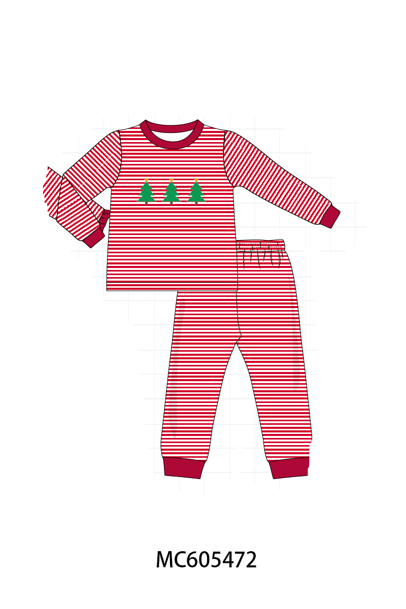 PO93 Christmas stripe tree santa reindeer gingerbread embroidery collection  - closing 6/8 - ETA November