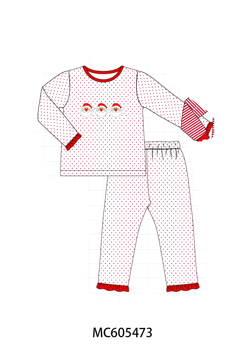 PO93 Christmas stripe tree santa reindeer gingerbread embroidery collection  - closing 6/8 - ETA November