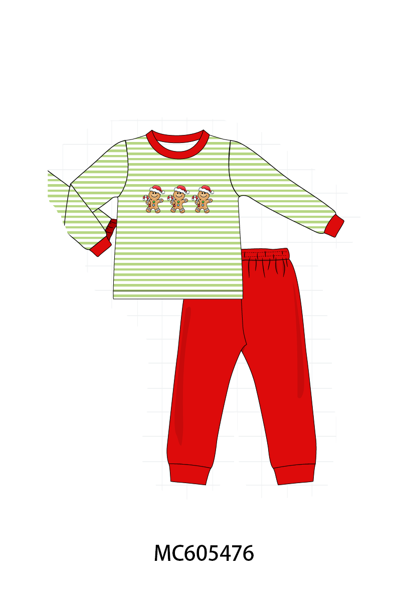 PO93 Christmas stripe tree santa reindeer gingerbread embroidery collection  - closing 6/8 - ETA November