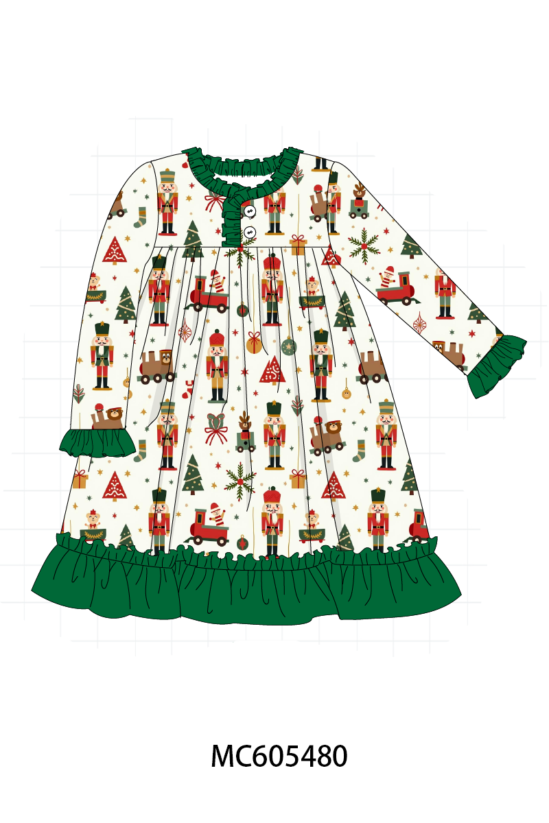 PO93 Forest nutcracker print pajama collection  - closing 6/8 - ETA November
