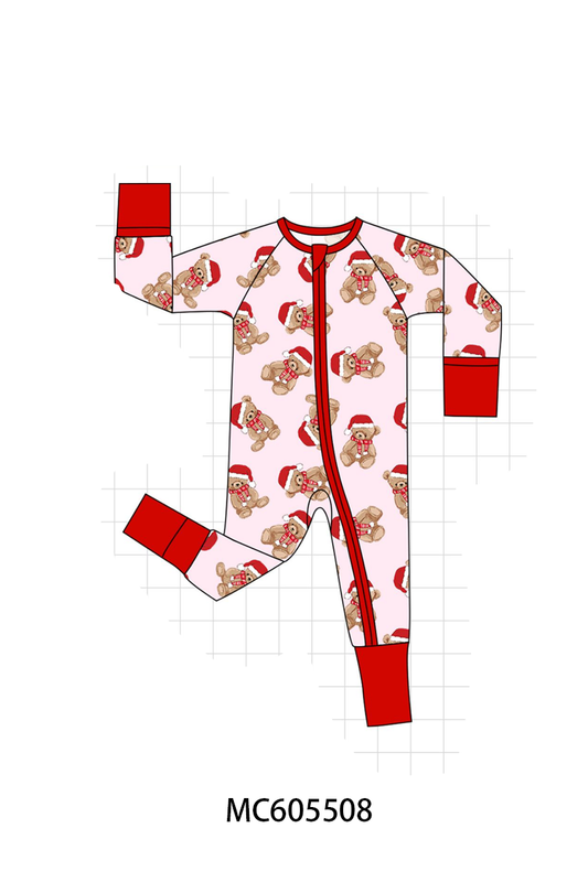 PO93 Pink&blue christmas teddy bamboo collection  - closing 6/8 - ETA November