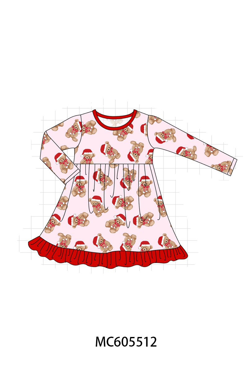 PO93 Pink&blue christmas teddy bamboo collection  - closing 6/8 - ETA November