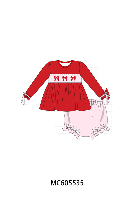 PO95 Red&navy valentine's day bow train embroidery collection - closing 6/22 - ETA late November