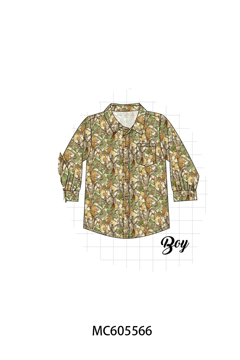 PO93 Green leaves deer embroidery collection  - closing 6/8 - ETA November
