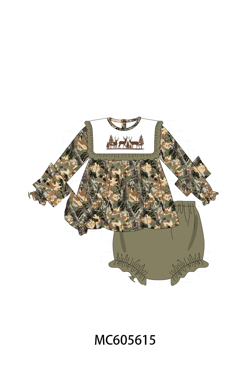PO93 Camo hunting deer embroidery collection  - closing 6/8 - ETA November
