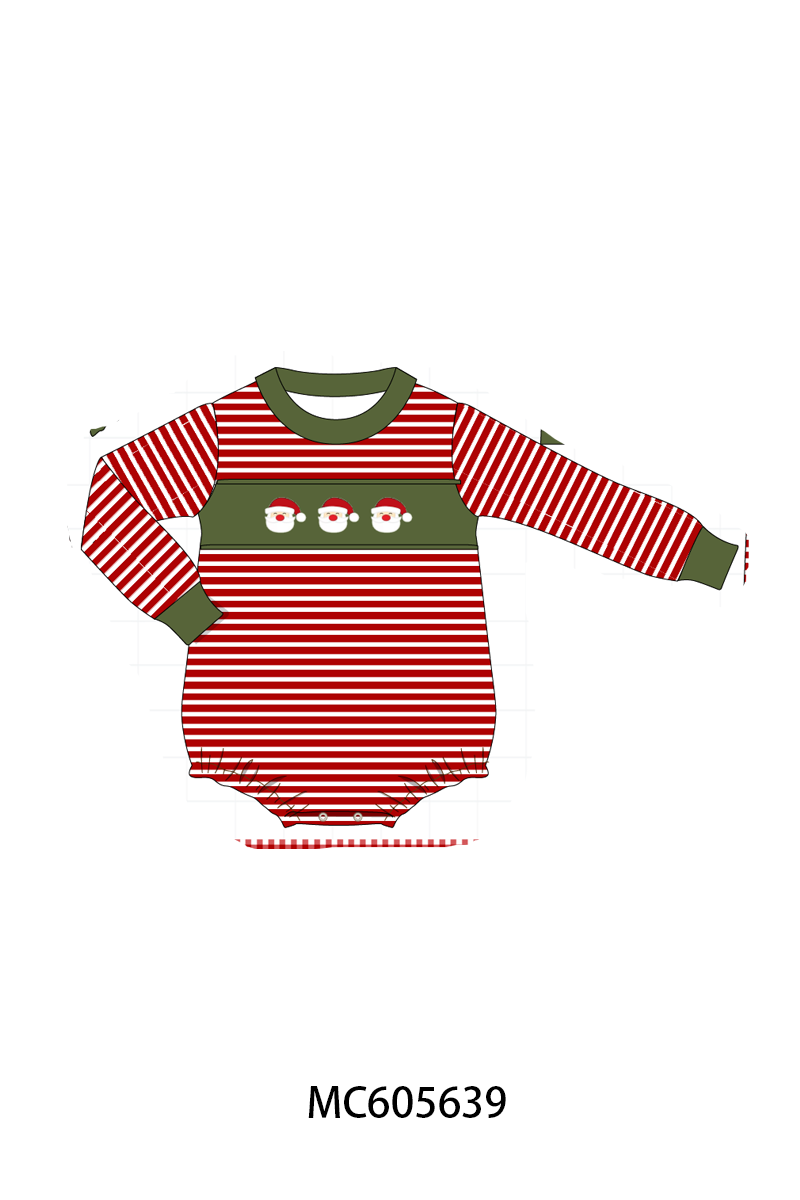 PO93 Green christmas santa claus applique collection  - closing 6/8 - ETA November