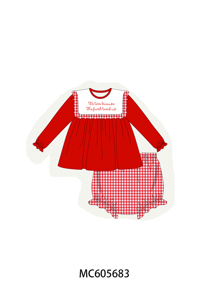 PO95 Red valentine's day heart applique collection
