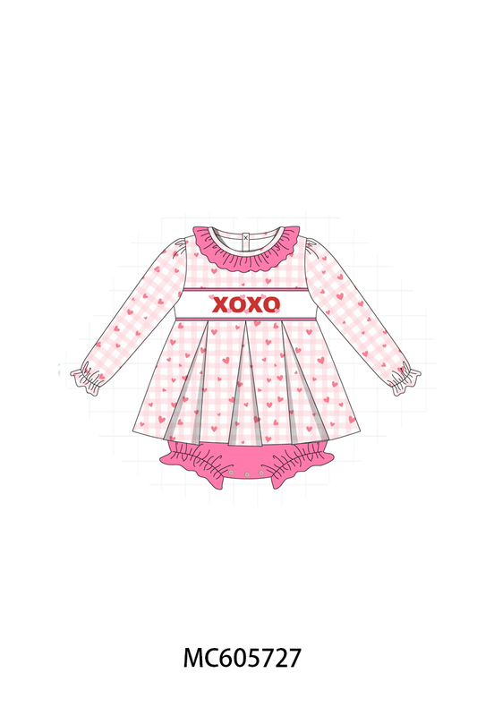 PO95 Pink valentine's day XOXO embroidery collection - closing 6/22 - ETA late November