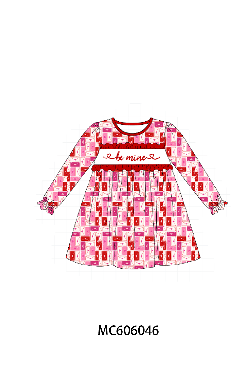 PO95 Red&blue be mine embroidery collection