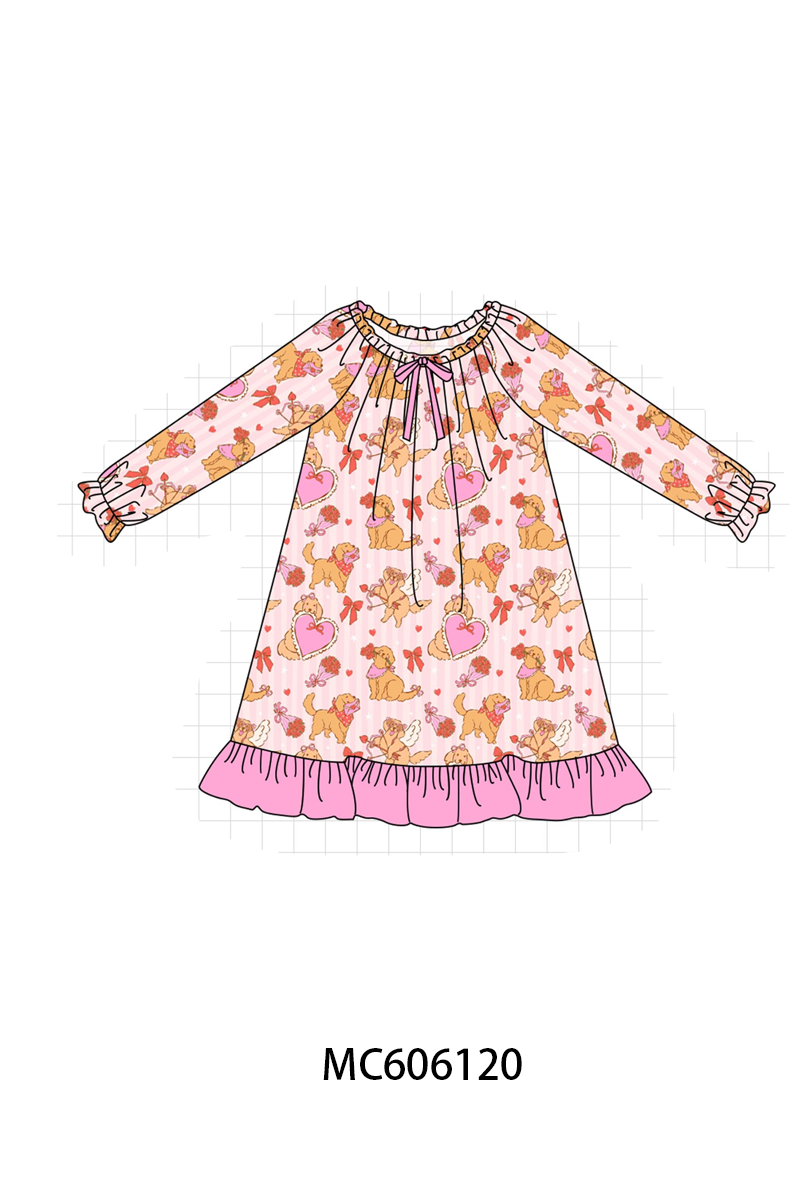 PO95 Pink golden retriever bamboo collection