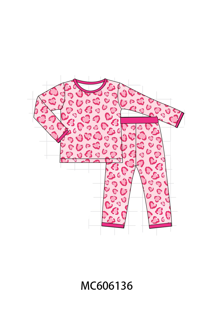 PO95 Pink heart bamboo collection
