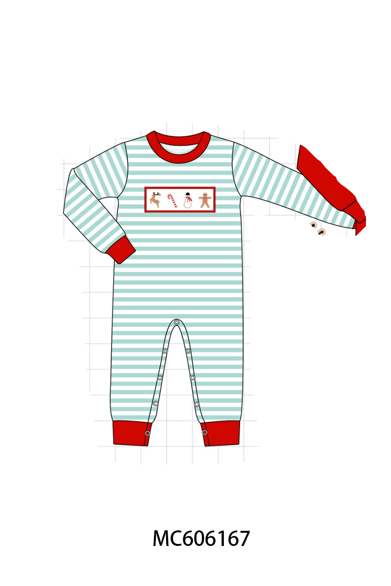 PO95 Mint christmas gingerbread embroidery collection