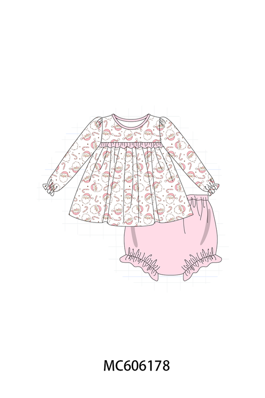 PO95 Blue&pink christmas santa claus candy cane collection - closing 6/22 - ETA late November