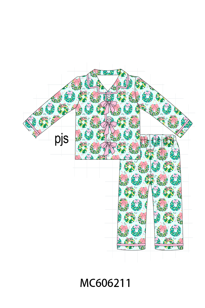 PO95 Green christmas wreath print collection
