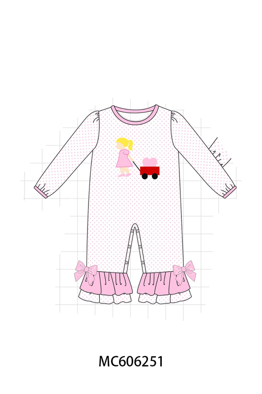 PO95 Pink heart wagon applique collection - closing 6/22 - ETA late November
