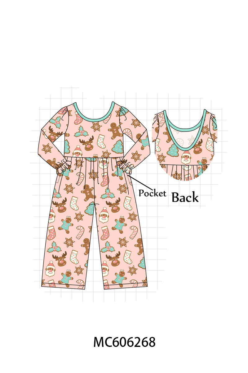 PO95 Pink gingerbread cookie bamboo collection