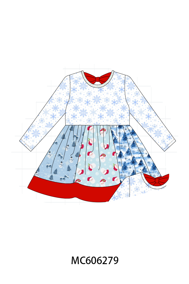 PO95 Christmas tree santa print collection 1