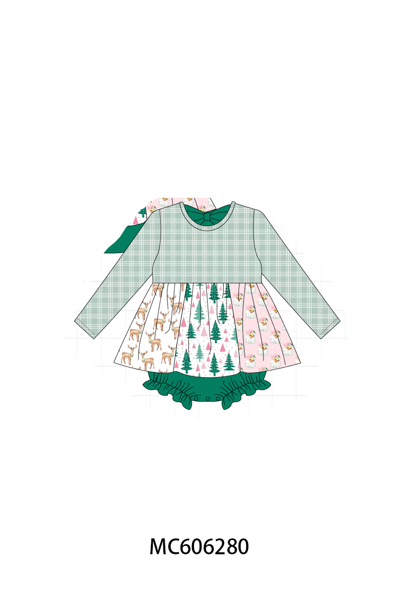 PO95 Christmas tree santa print collection 1