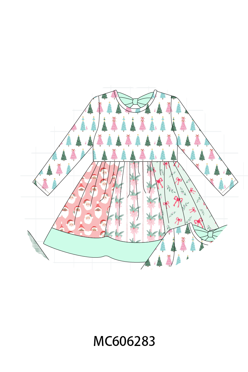 PO95 Christmas tree santa print collection 1