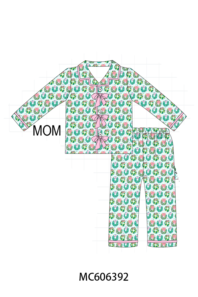 PO95 Green christmas wreath print collection
