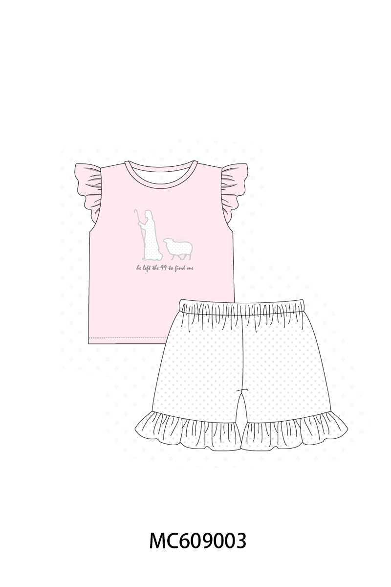 PO104 Pink&blue he left the 99 to find me embroidery collection - closing 9/14 - ETA February