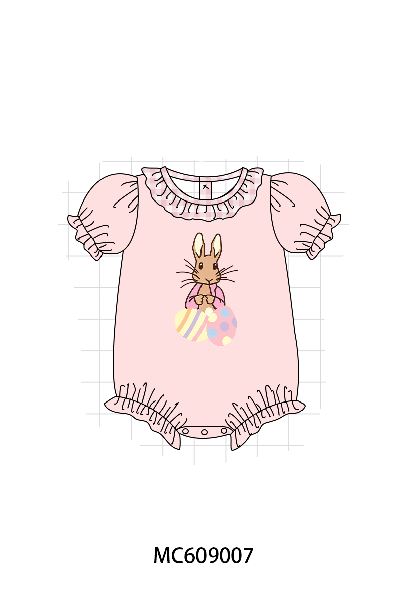 PO104 Pink&sage easter bunny egg embroidery collection - closing 9/14 - ETA February