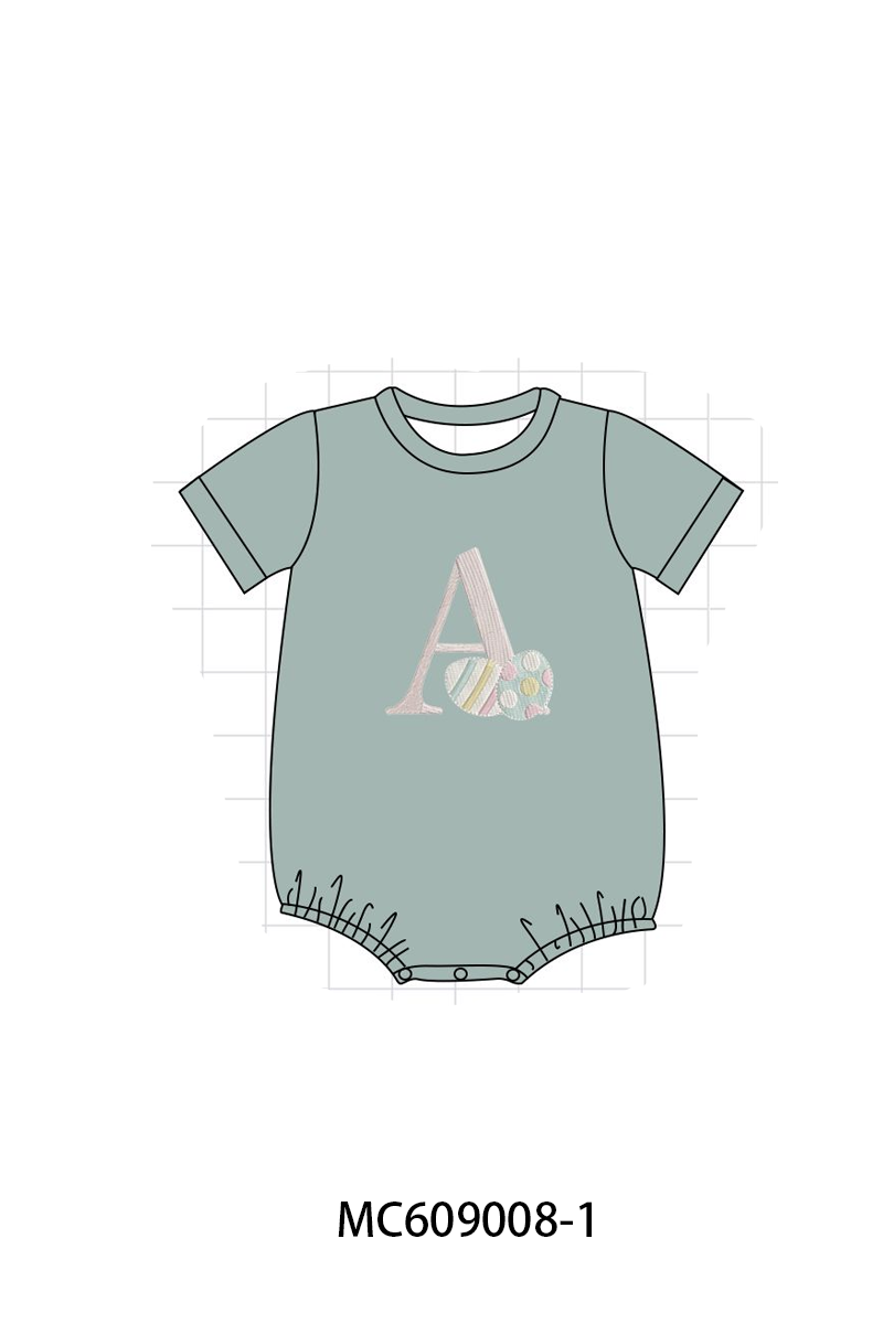 PO104 Pink&sage monogram egg embroidery collection - closing 9/14 - ETA February