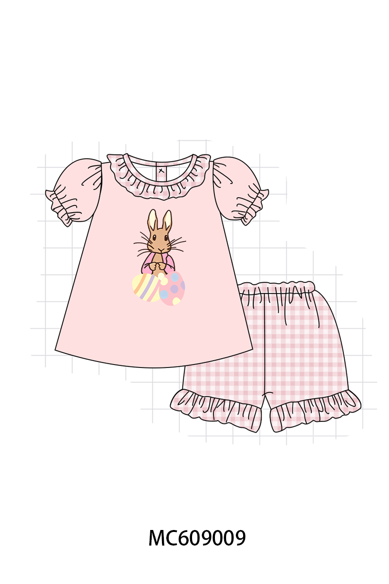 PO104 Pink&sage easter bunny egg embroidery collection - closing 9/14 - ETA February