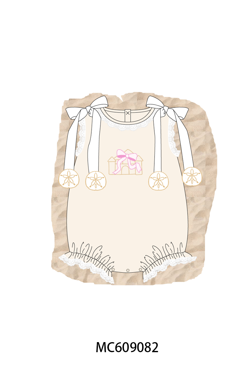 PO104 Beige sand castle embroidery collection - closing 9/14 - ETA February