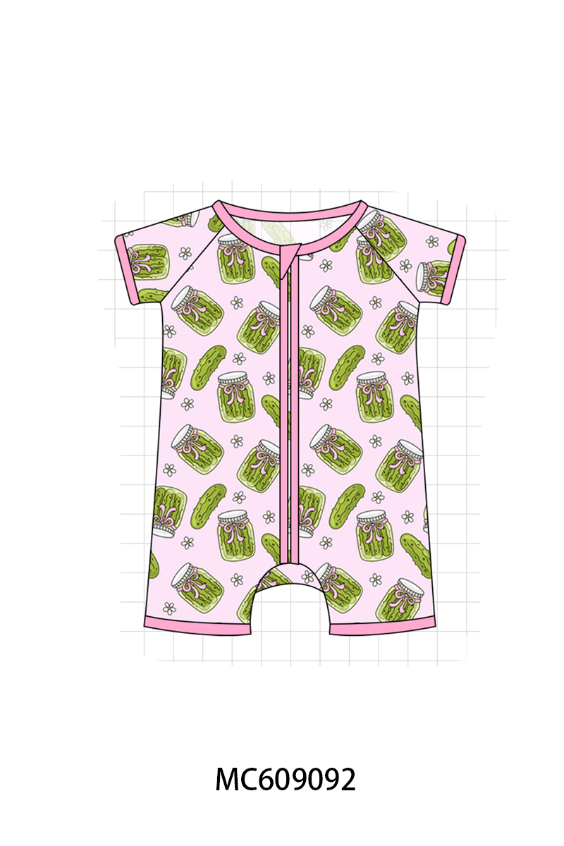 PO104 Pink pickles print bamboo collection - closing 9/14 - ETA February