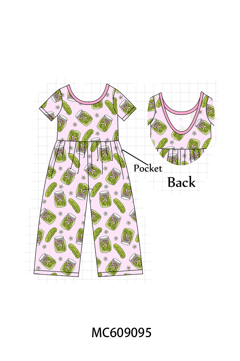 PO104 Pink pickles print bamboo collection - closing 9/14 - ETA February