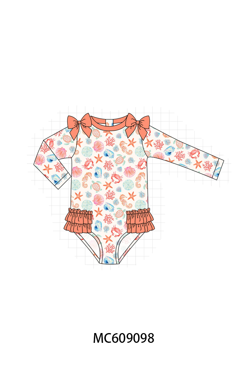 PO104 Coral&mint marine creatrue swimsuit collection - closing 9/14 - ETA February