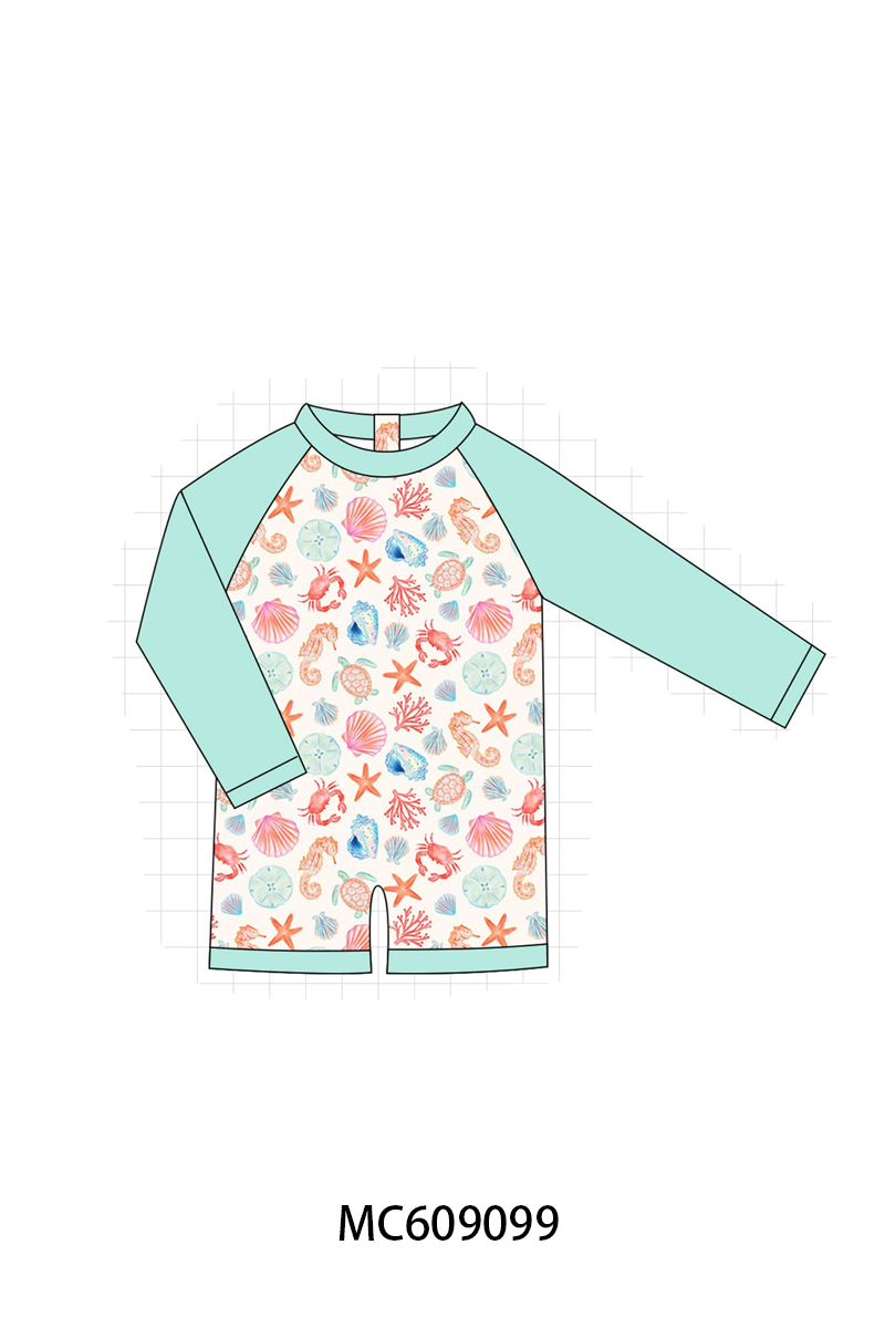 PO104 Coral&mint marine creatrue swimsuit collection - closing 9/14 - ETA February