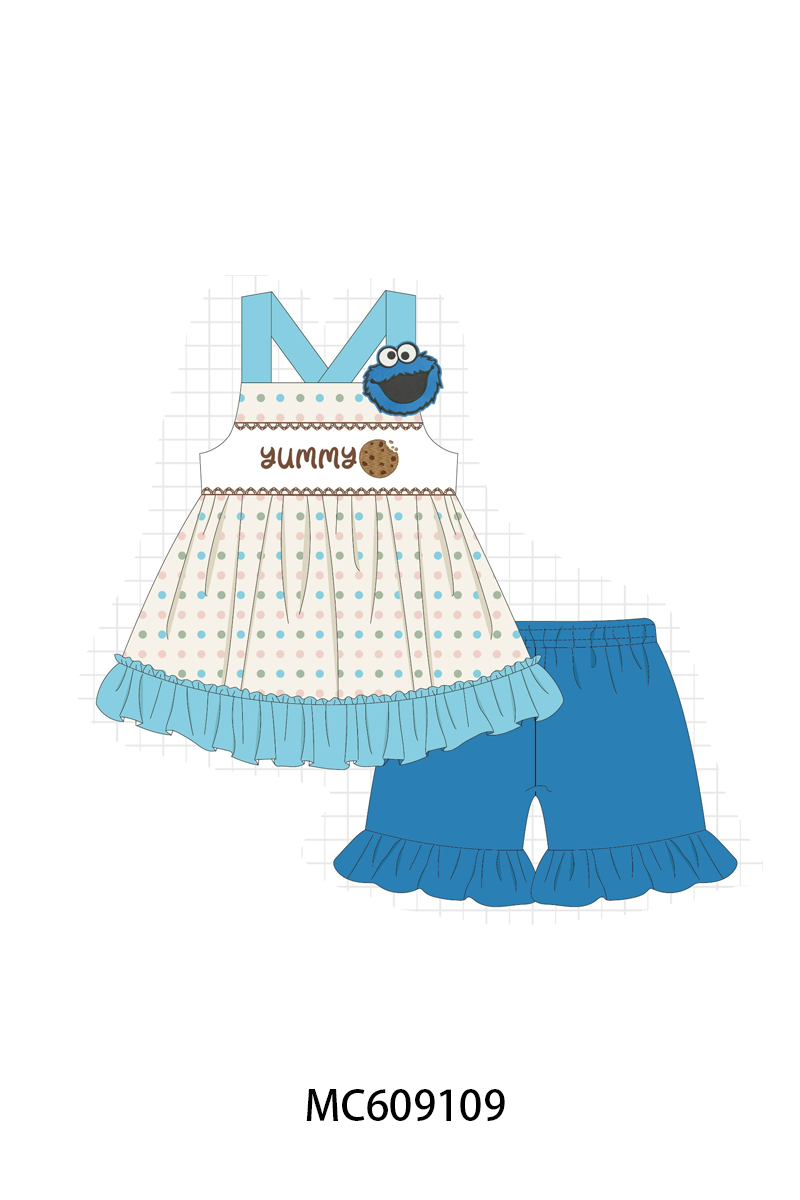 PO104 Blue yummy cookie embroidery collection - closing 9/14 - ETA February