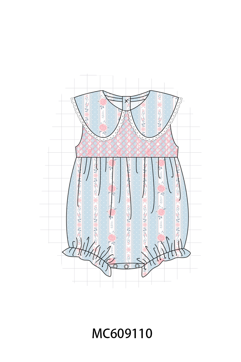 PO104 Pink floral smocked girl collection - closing 9/14 - ETA February