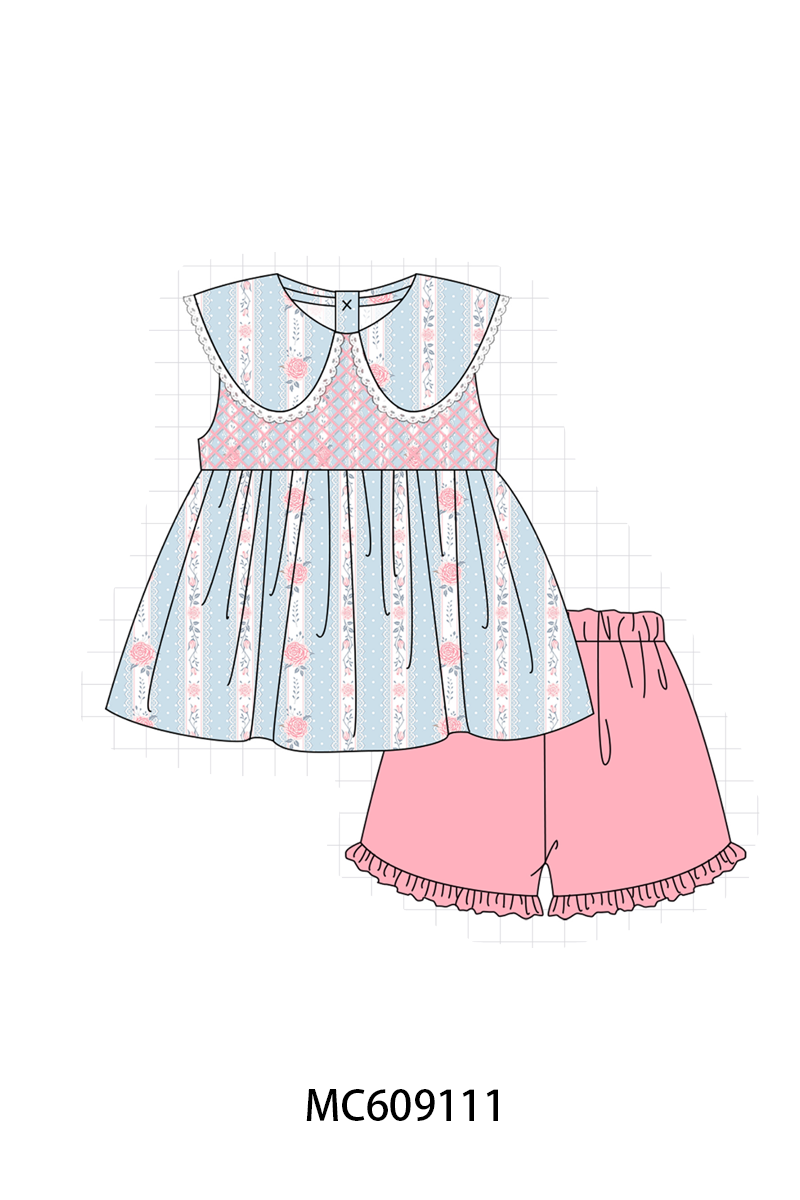 PO104 Pink floral smocked girl collection - closing 9/14 - ETA February