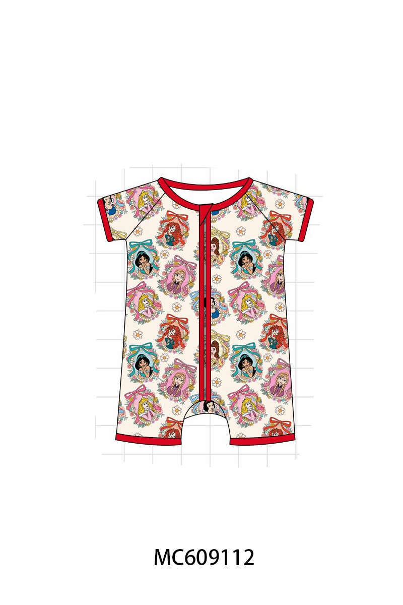 PO104 Red princess print bamboo collection - closing 9/14 - ETA February