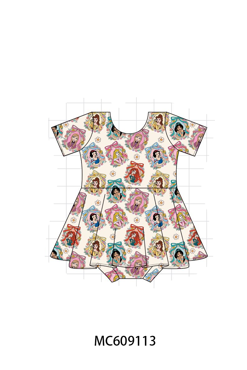 PO104 Red princess print bamboo collection - closing 9/14 - ETA February