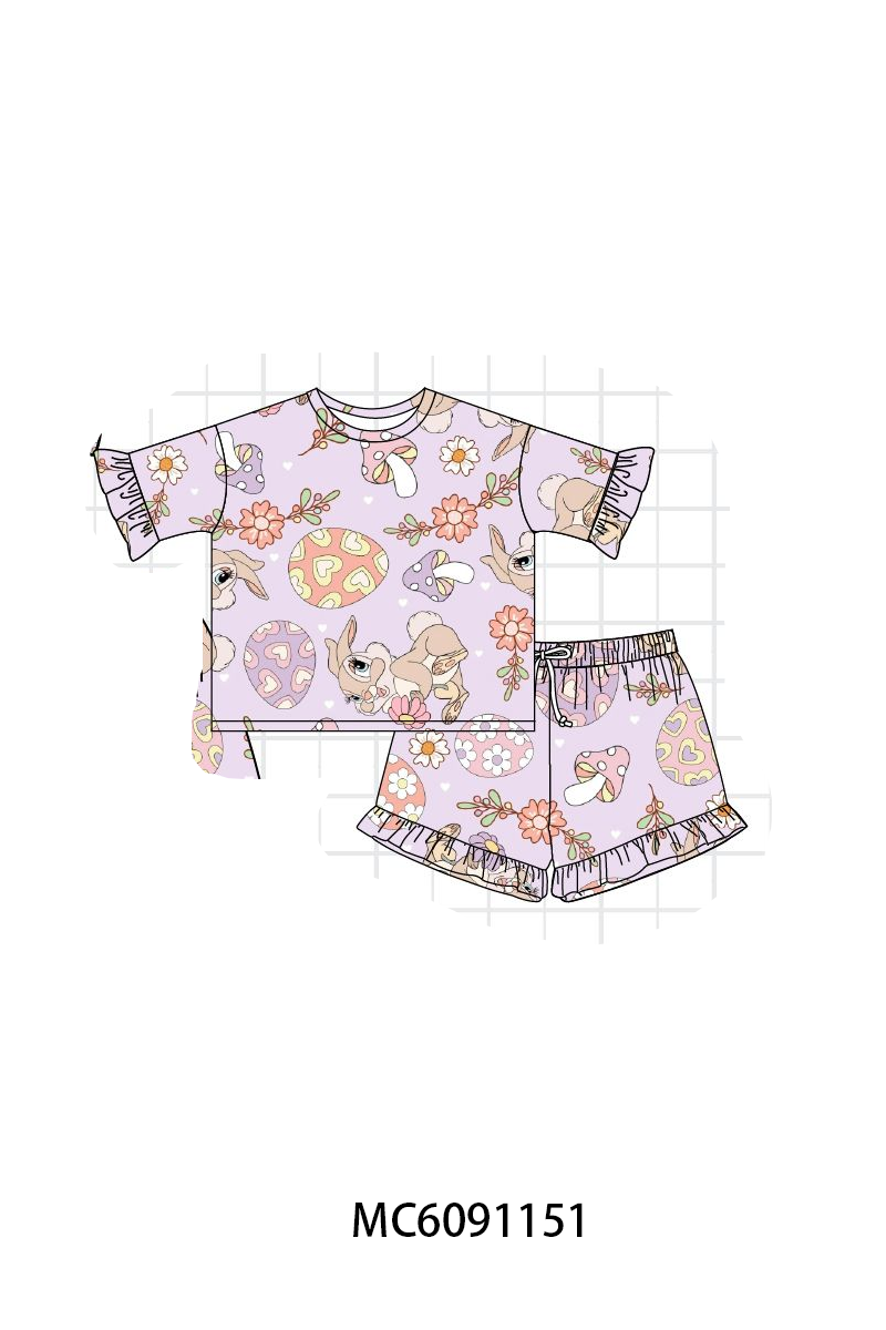 PO105 Lavender floral bunny bamboo collection - closing 9/28 - ETA late February