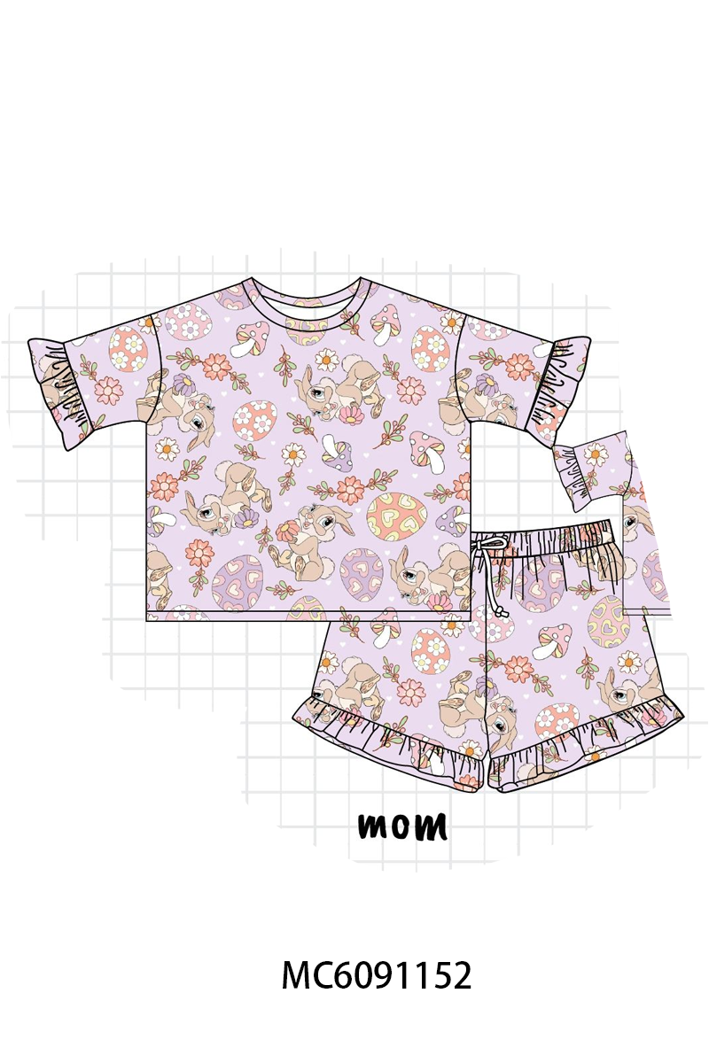 PO105 Lavender floral bunny bamboo collection - closing 9/28 - ETA late February
