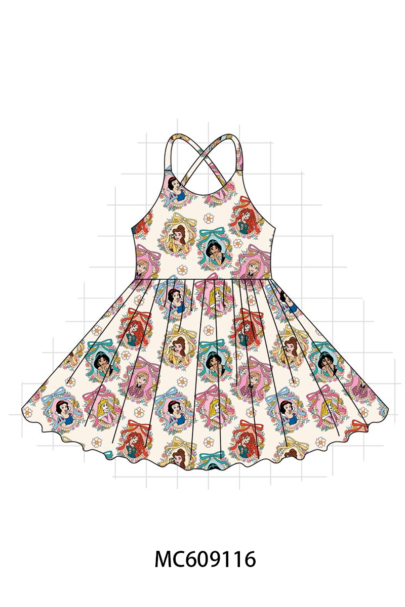 PO104 Red princess print bamboo collection - closing 9/14 - ETA February