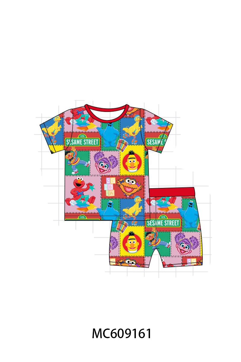 PO104 Red sesame street bamboo collection  - closing 9/14 - ETA February