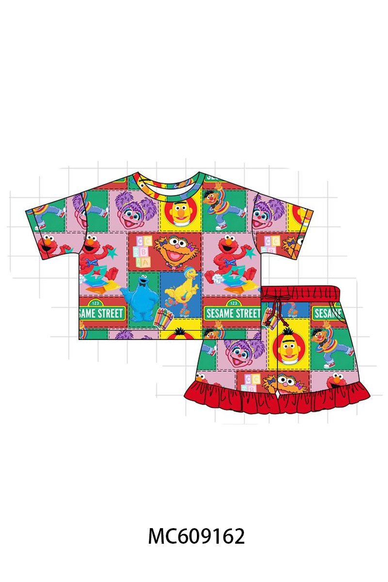 PO104 Red sesame street bamboo collection  - closing 9/14 - ETA February