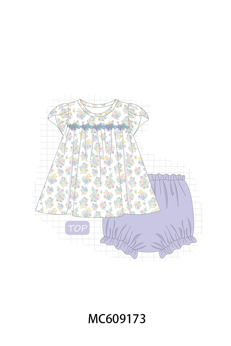 PO104 Lavender floral print collection  - closing 9/14 - ETA February