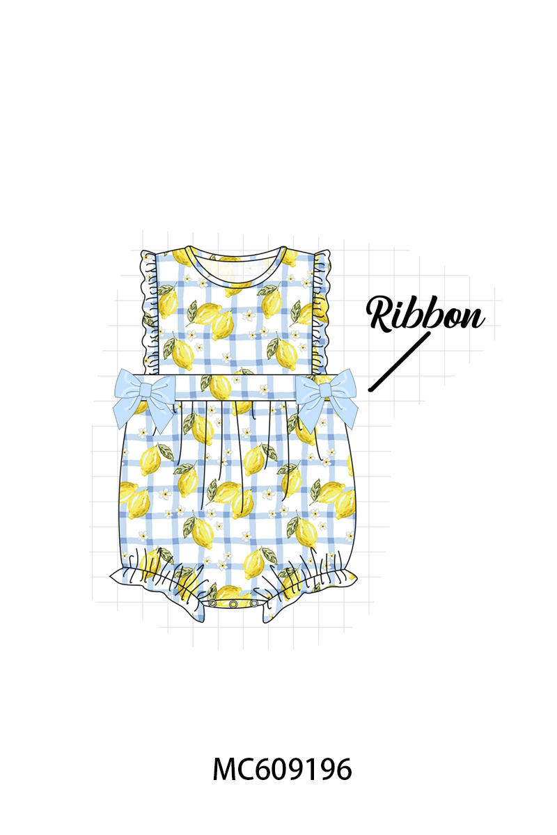 PO104 Blue lemon ruffle collection  - closing 9/14 - ETA February