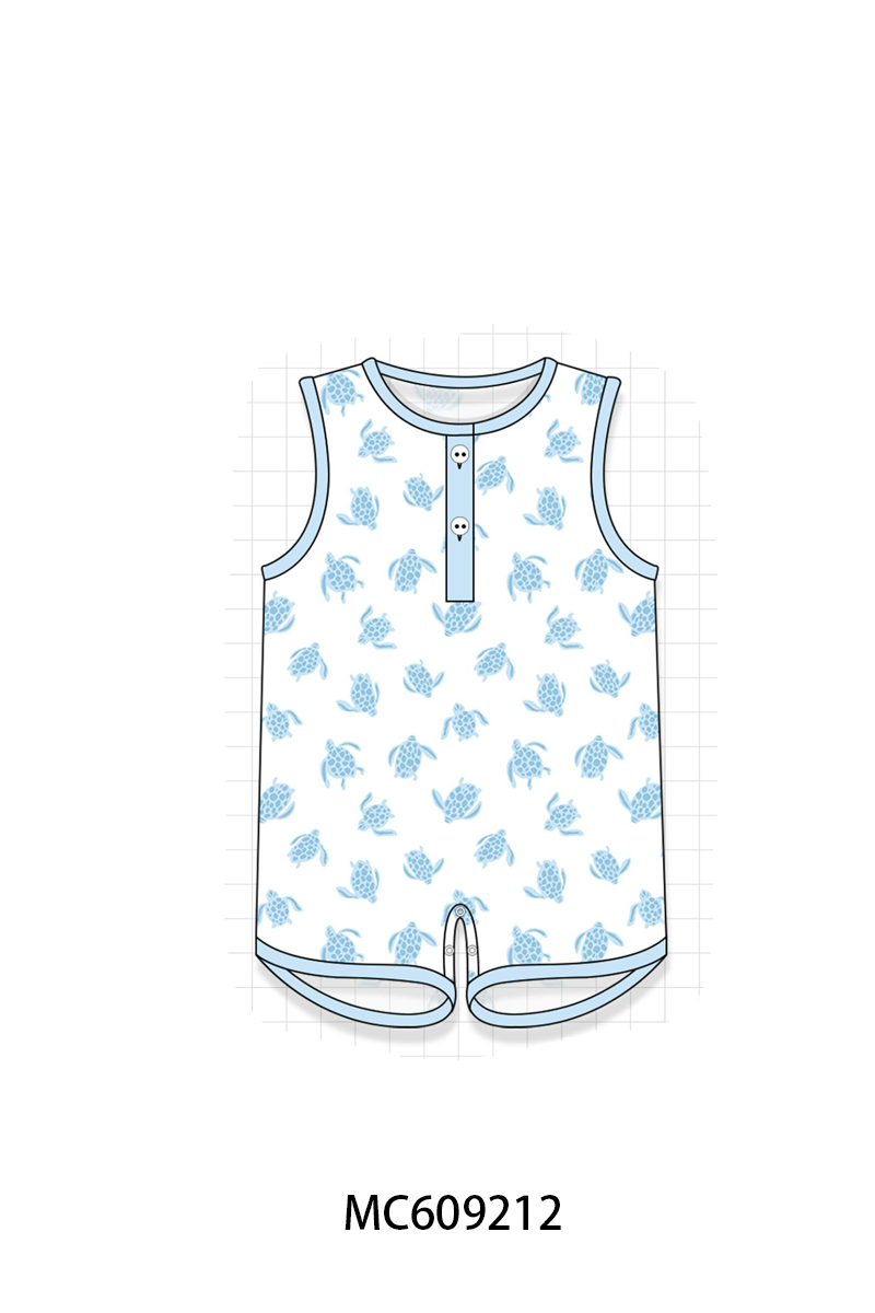PO104 Blue sea turtle print collection  - closing 9/14 - ETA February