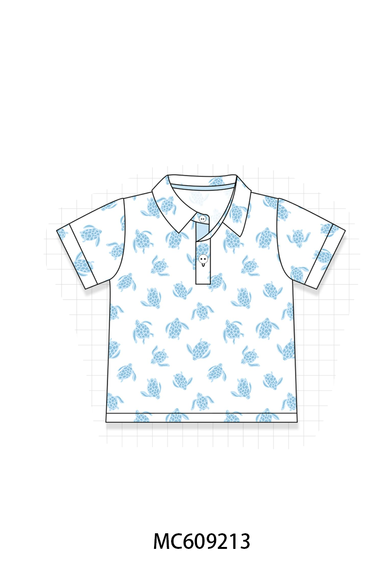 PO104 Blue sea turtle print collection  - closing 9/14 - ETA February