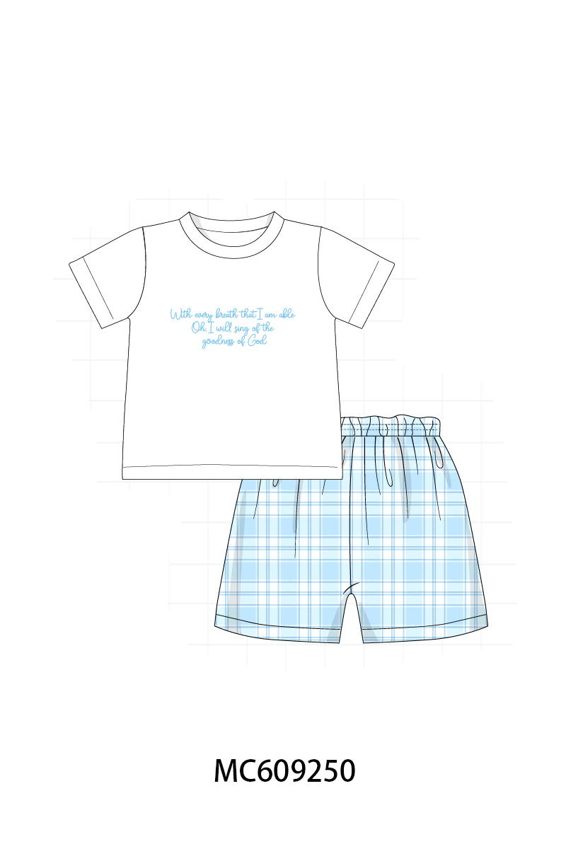 PO104 Blue goodness of god embroidery floral collection  - closing 9/14 - ETA February